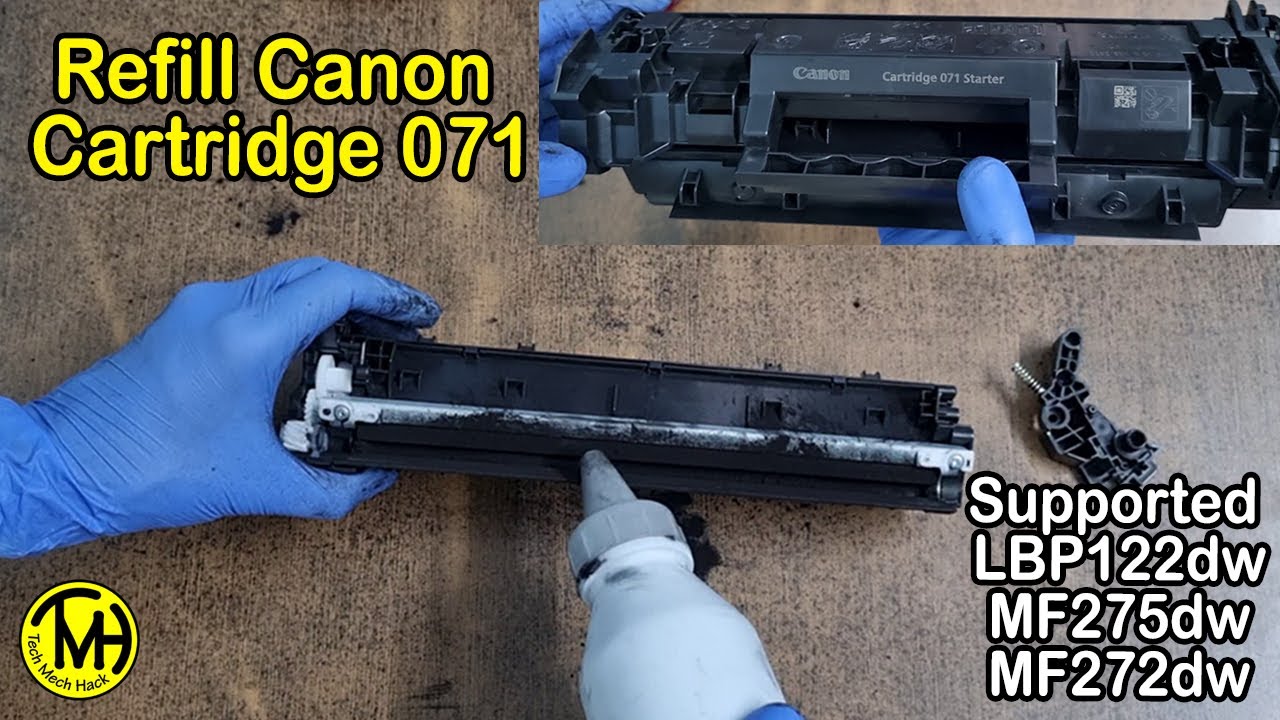 How to Refill Canon Cartridge 071
