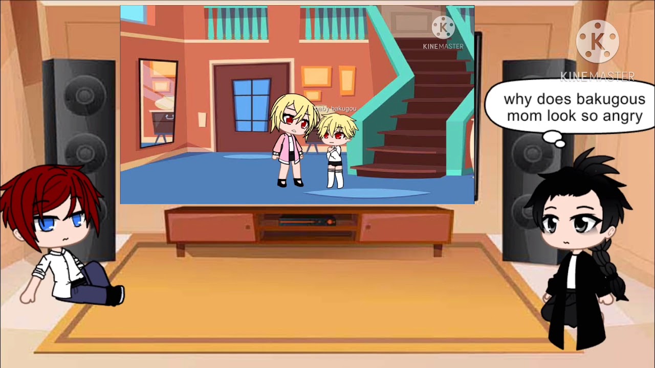 Mr aziawa and endeavor react to Sad bakugou and trans mineta