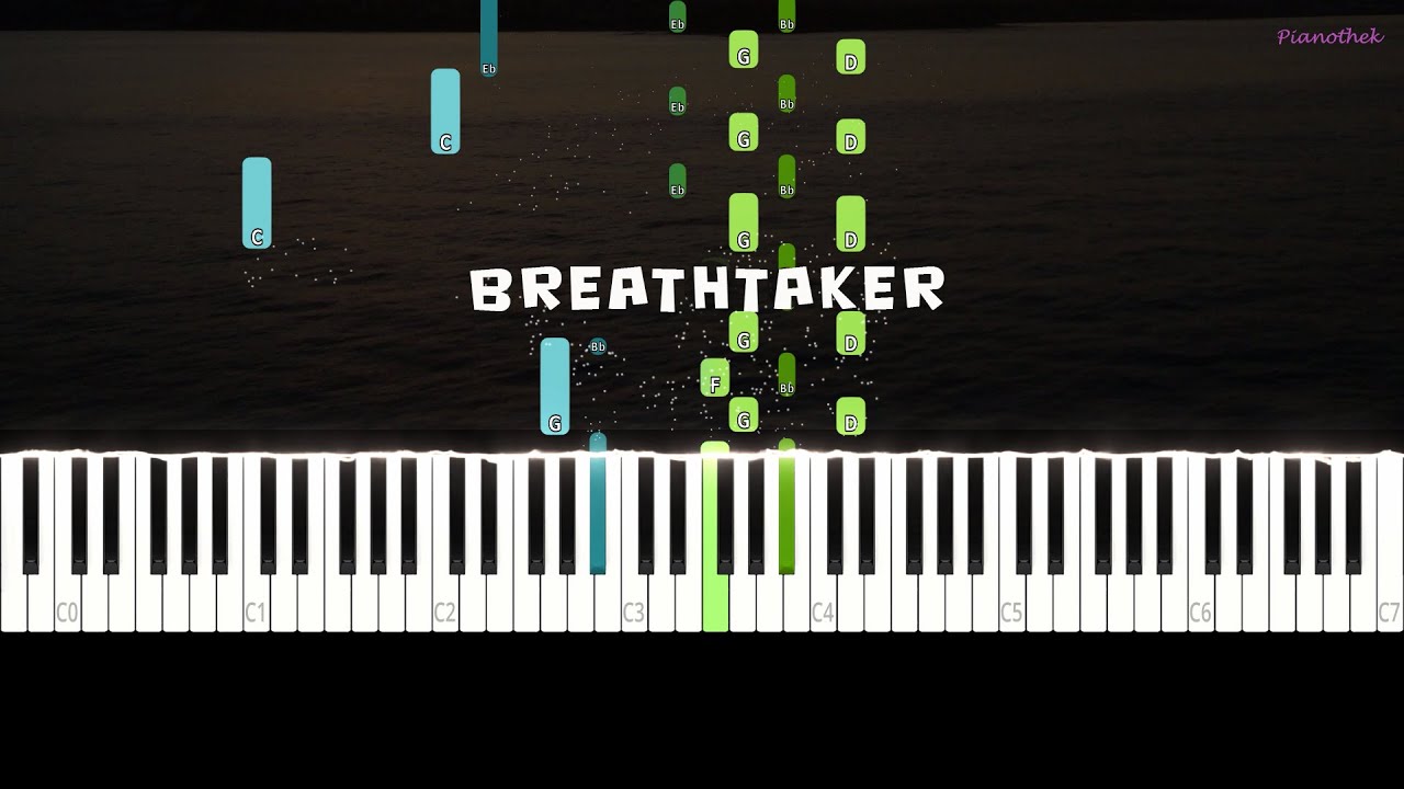 Breathtaker SYML Piano Cover with notes Piano Tutorial instrumental