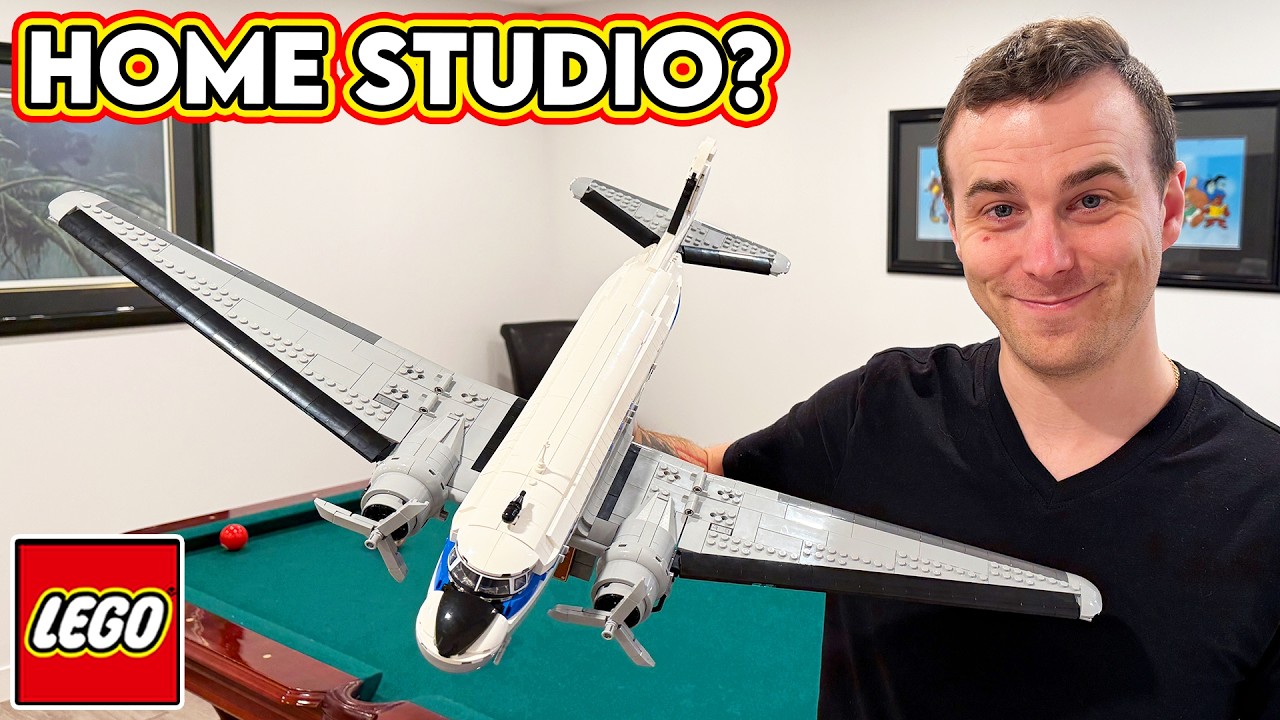 LEGO Studio at Home!? Douglas DC-3 Pan Am Airliner & Star Wars Build day