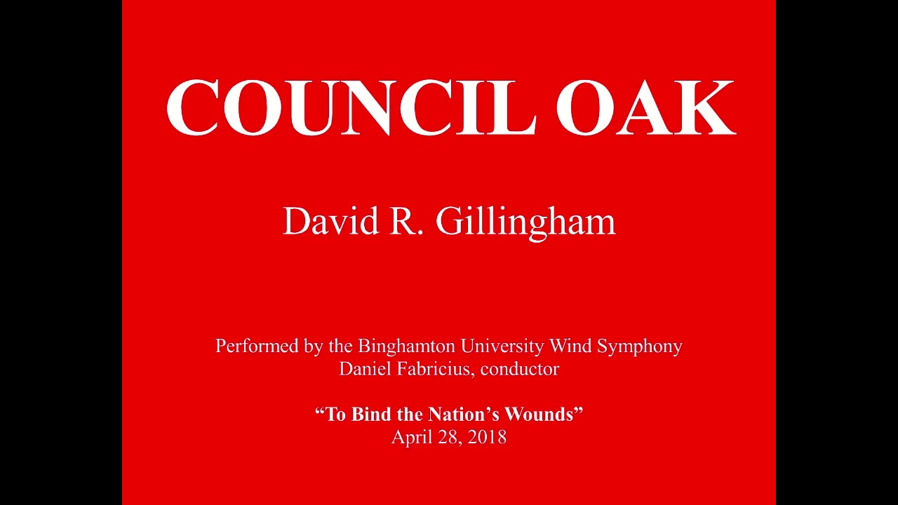 Council Oak - David  R  Gillingham