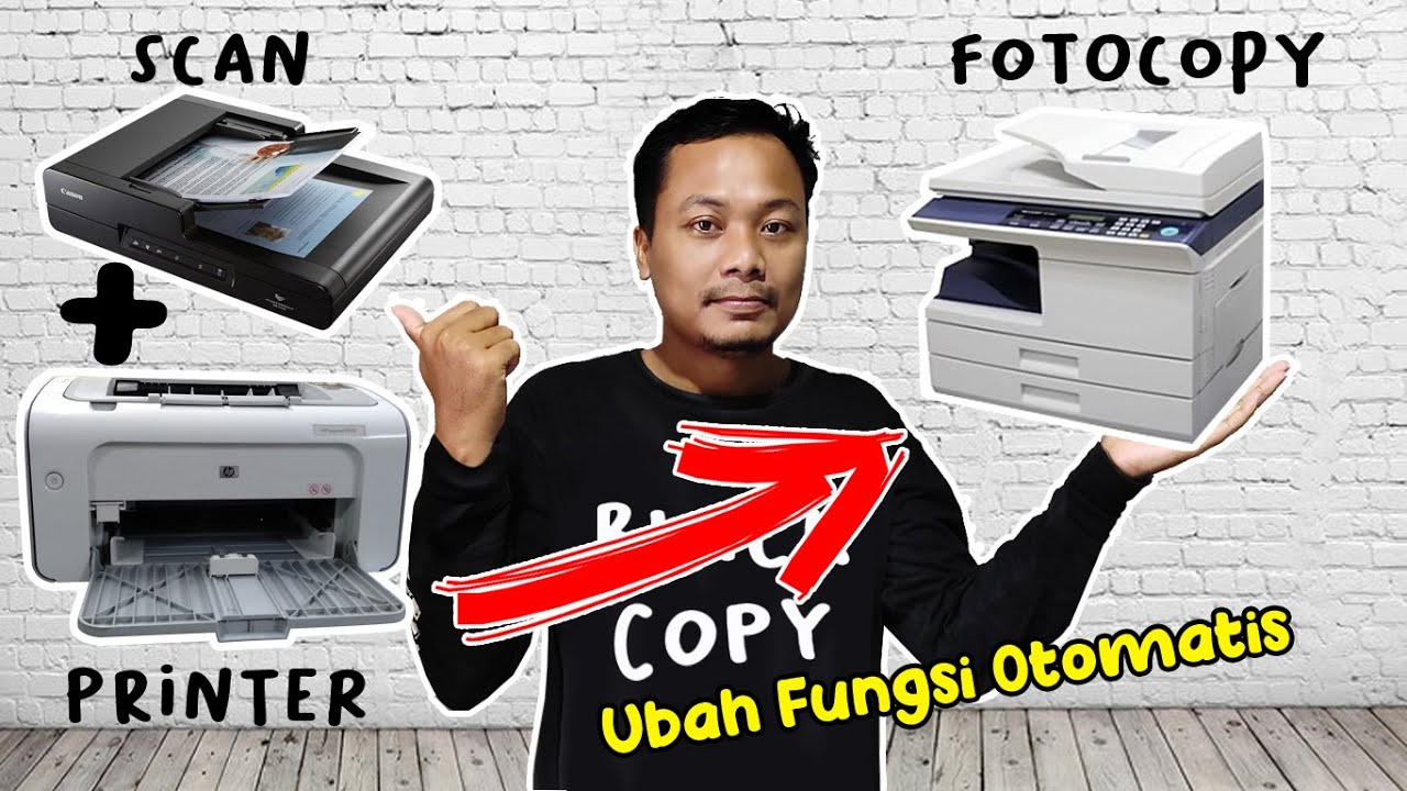 Sulap Scan jadi Mesin Fotocopy | scan dokumen langsung tercetak otomatis