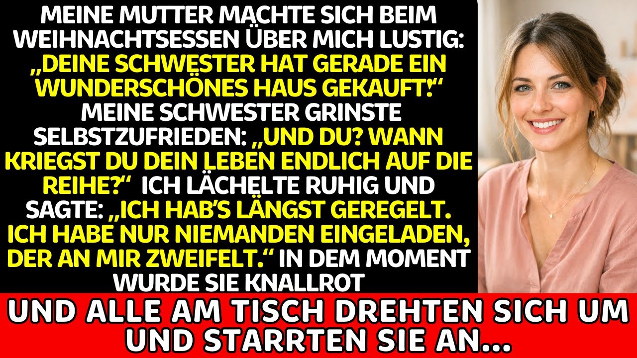 Mutter verspottete mich zu Weihnachten: 