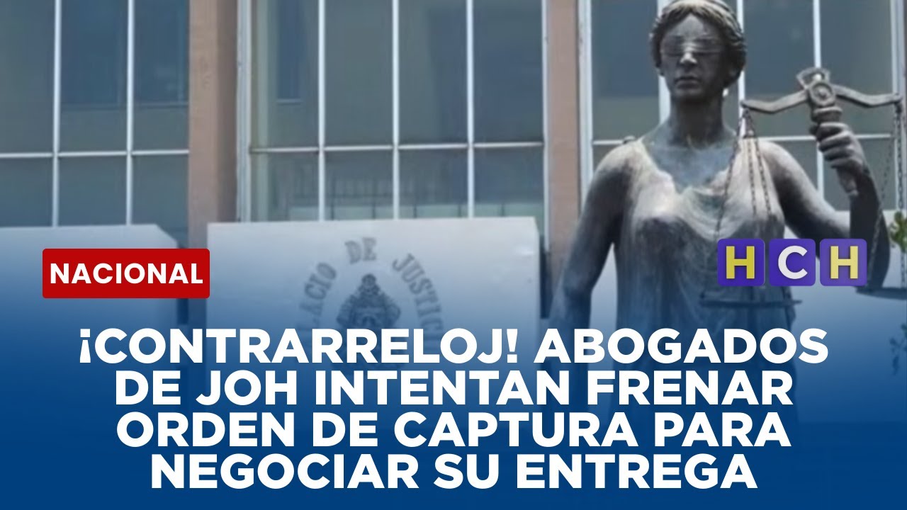 ¡Contrarreloj! Abogados de JOH intentan frenar orden de captura para negociar su entrega