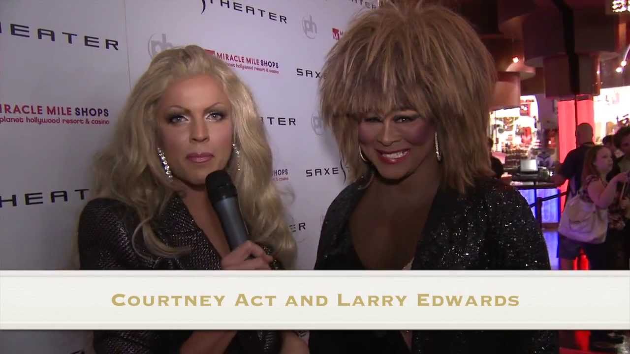Hot Chocolate aka Larry Edwards with Rupaul's Drag Race Courtney Act