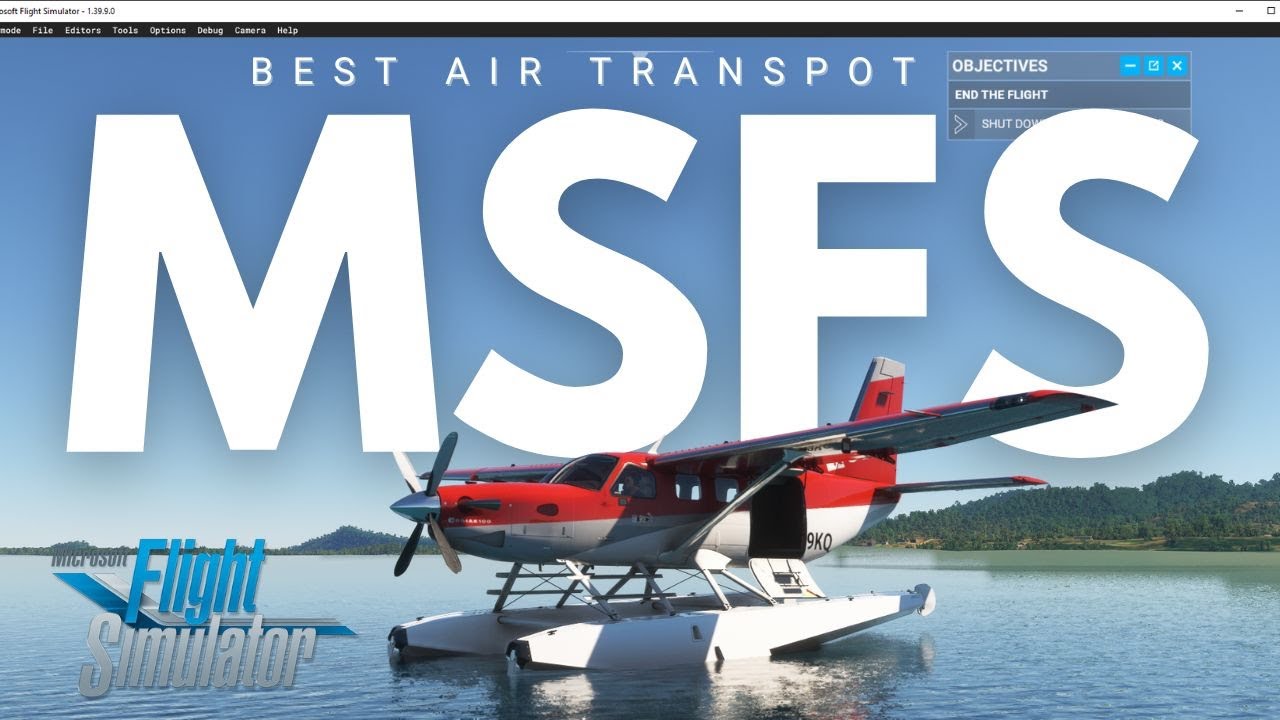 🌊 EPIC FLOATPLANE LANDING on a Cambodian River –Kodiak 100 Water Landing MSFS 2020