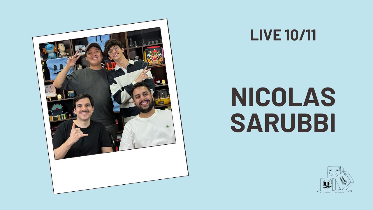 LIVE DE JOGOS COM NICOLAS SARUBBI!