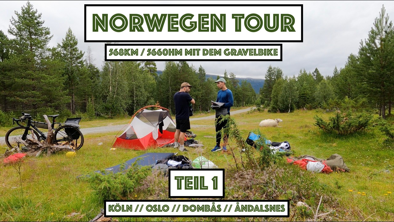 Mit dem GRAVELBIKE durch NORWEGEN | Bikepacking Tour - 568km & 5660hm | Molf & Joschka | TEIL 1 🇳🇴