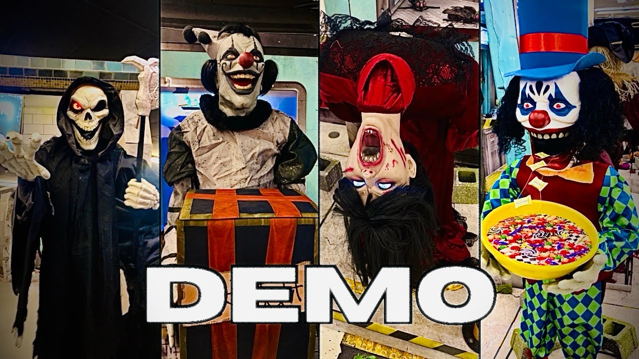 Spirit Halloween All Animatronic Demos