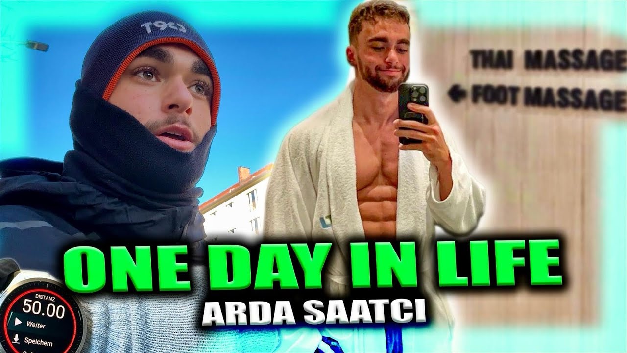 Day in Life of a Cyborg #12 | 50km Run, Thai Massage, Kochen | Arda Saatci