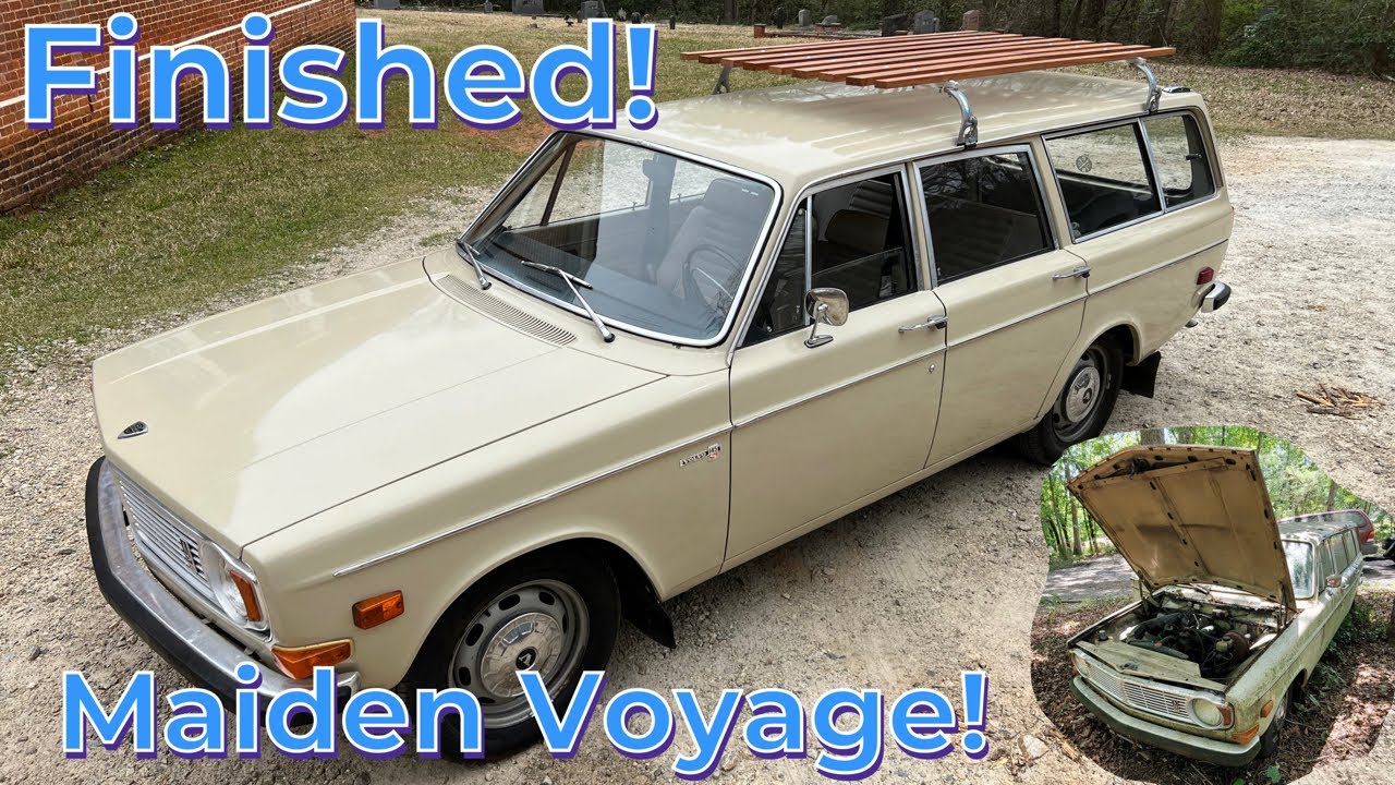 ABANDONED Volvo Wagon Rescued After Many Years: Custom Roof Rack Build