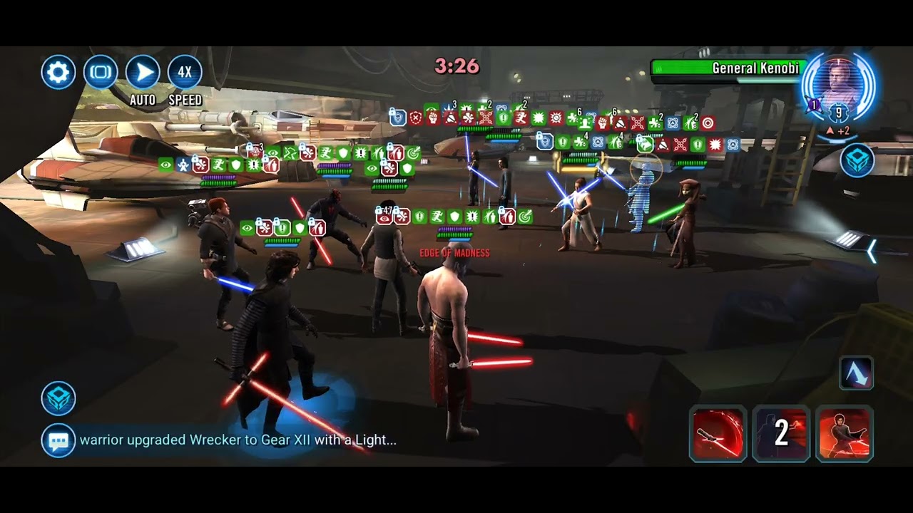 Cere vs Rey gac Fail 5v5 swgoh