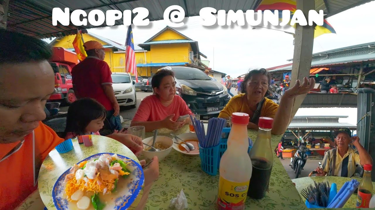 Ngopi2 @ Kedai  Lihun Simunjan Sarawak / Sos Tomato Mee / Cantonese Mee Dawai