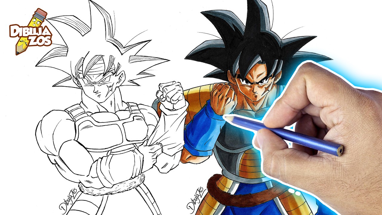 CÓMO DIBUJAR A BARDOCK [DBZ y DBS] 💥