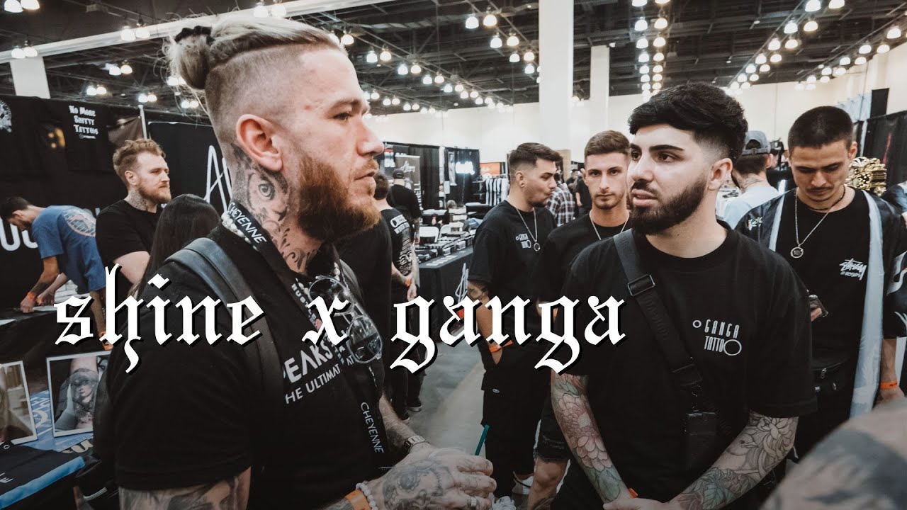 Shine(Peaks and Valleys Brand) and Ganga(Ganga Tattoo LA)