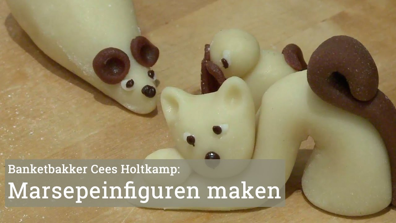 Marsepeinfiguren maken met Cees Holtkamp