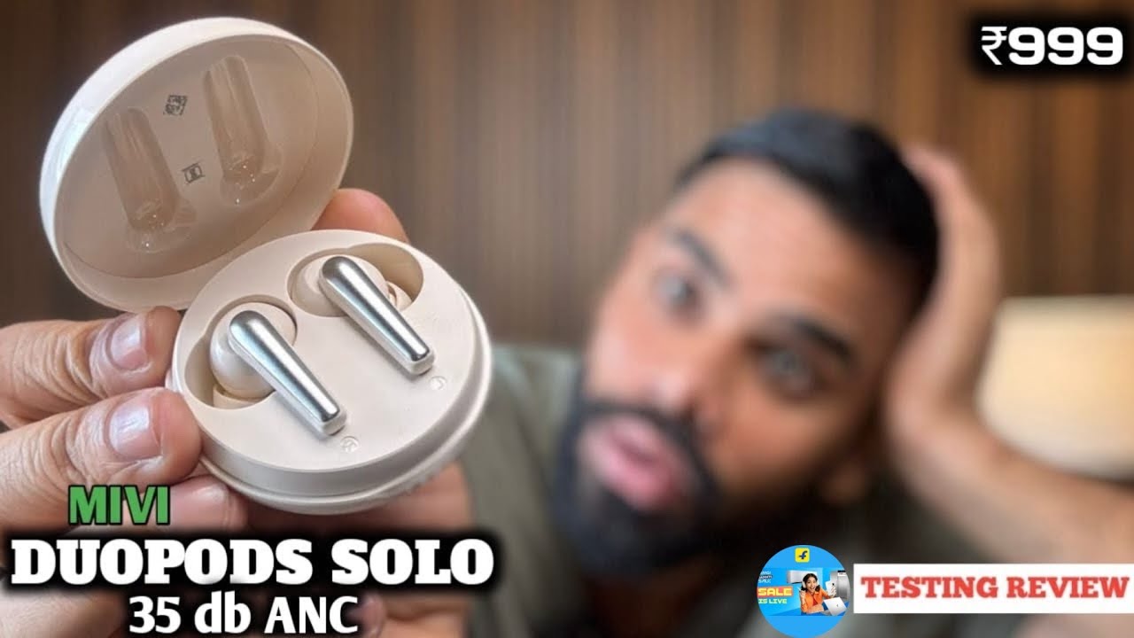 Mivi DuoPods Solo – 35dB ANC, 60H Battery, 50ms Gaming Mode | Budget Mein Premium Vibes! 🎧⚡
