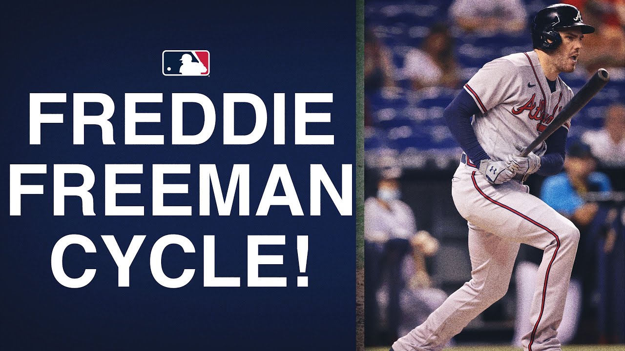 It only took 6 innings for Freddie Freeman to hit for his second career cycle!