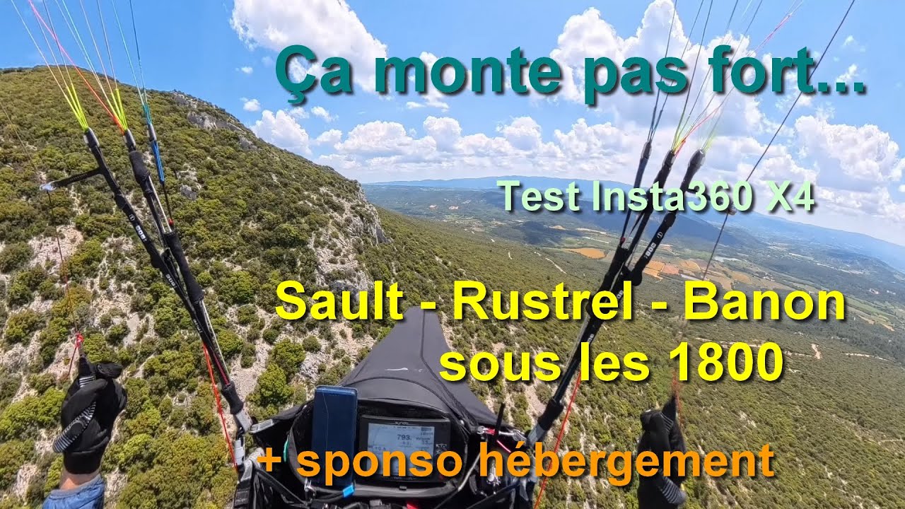 Parapente - Petit cross à l'arrache 8/6/24