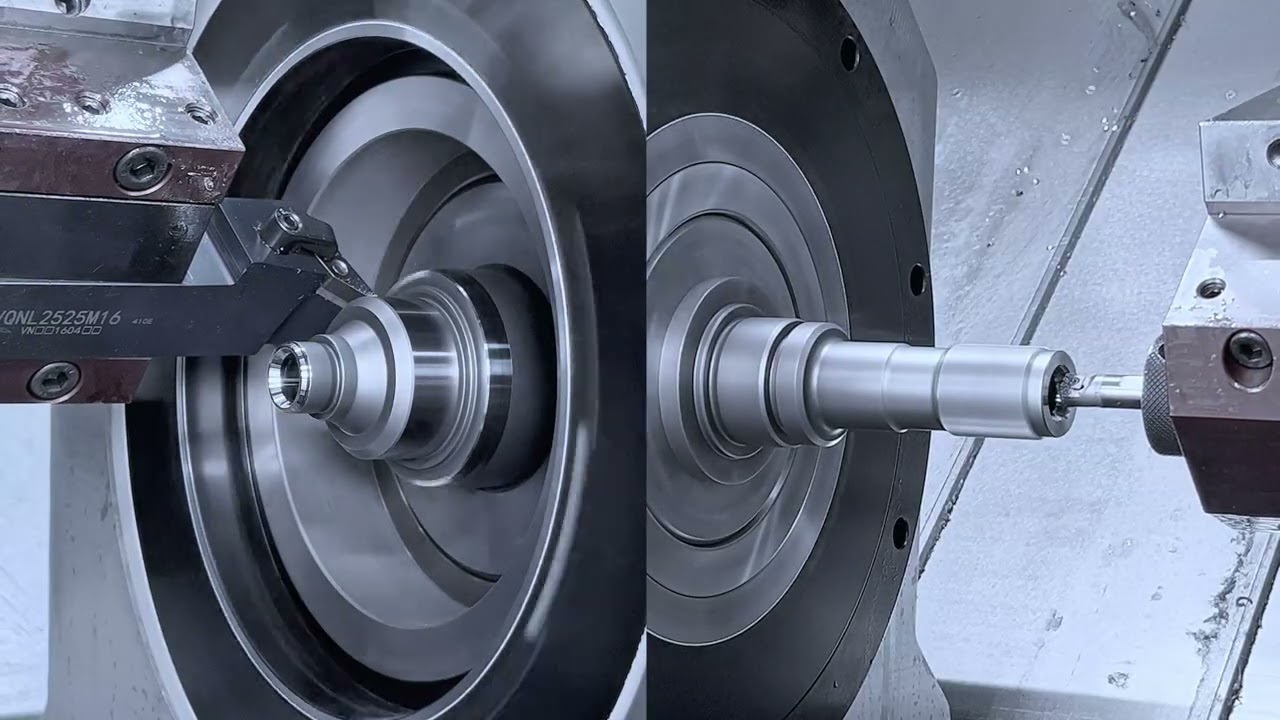 DNL082-Center drive turning machine for shaft