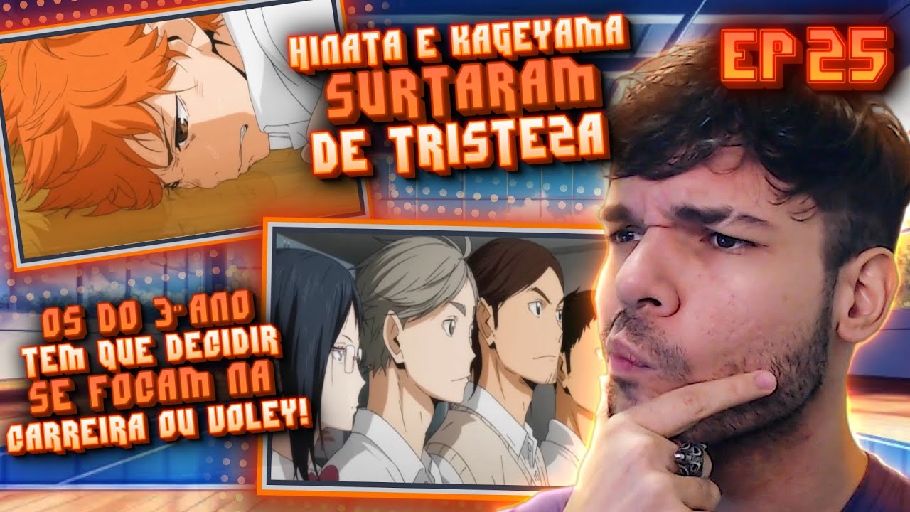 (VÃO DESISTIR OU CONTINUAR!?) REACT HAIKYUU EP 25