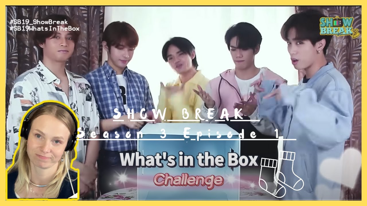 [SHOW BREAK S3] Ep. 1: What's in the Box Challenge | REACTION