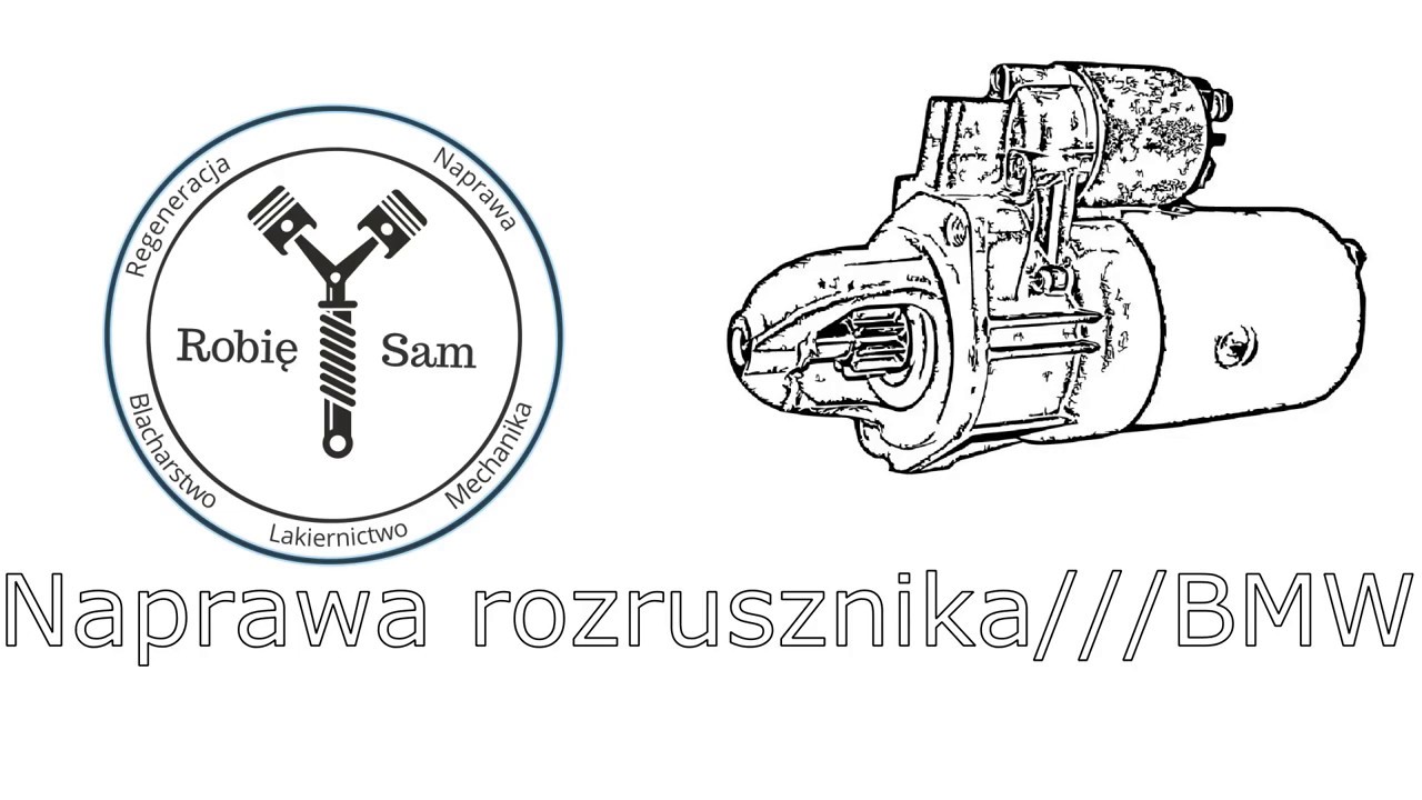 Naprawa rozrusznika//Starter repair//BMW