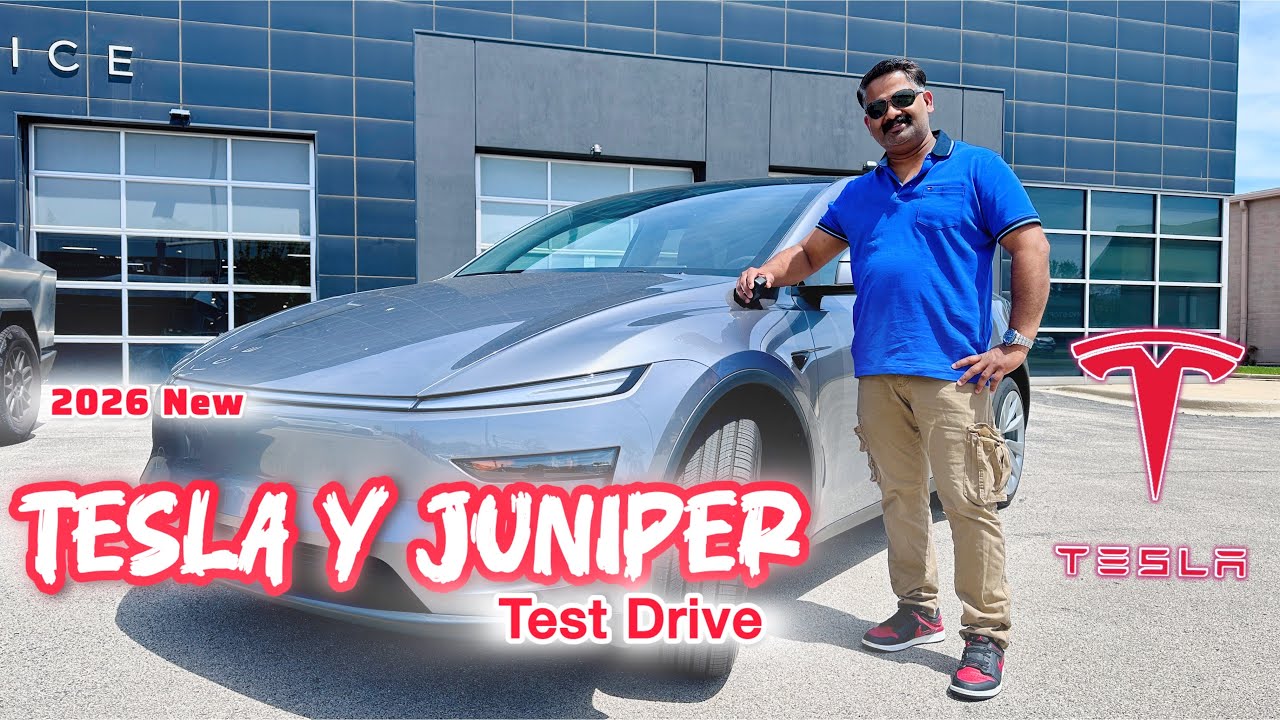 NEW Tesla Model Y Juniper 2025 - Malayalam review     #tesla #teslamodely