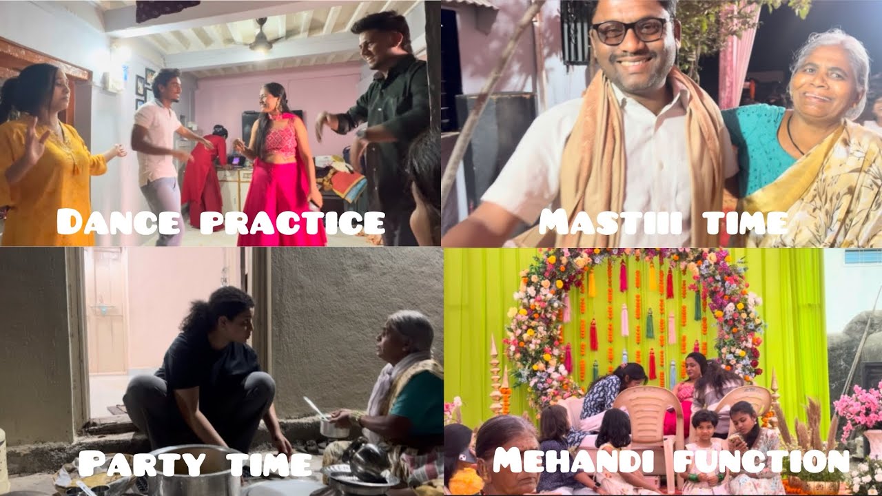MEHANDI FUNCTION ❤️ | DANCE PRACTICE 💃 | MUTTON PARTY 😋😍