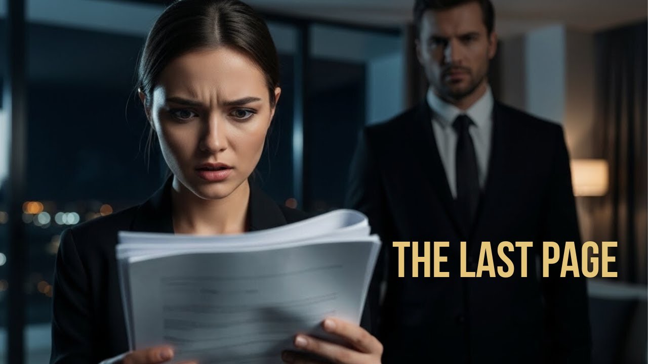 She Signed the Contract. The Last Page Changed Everything