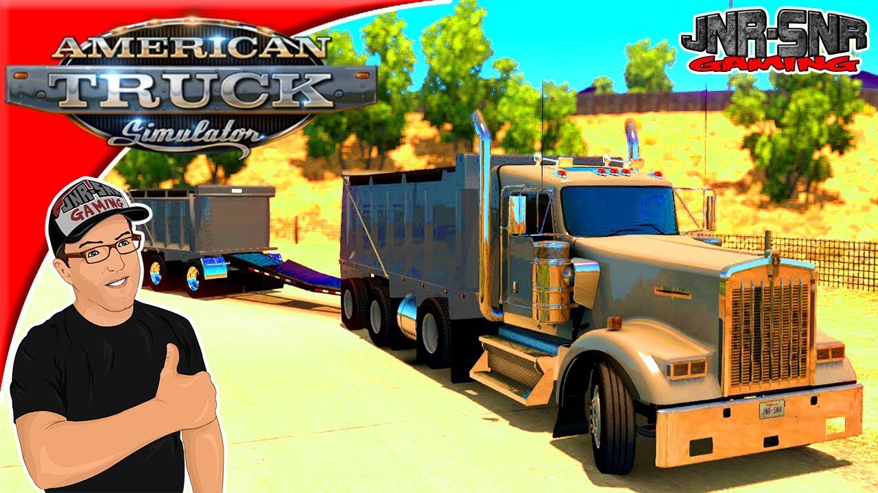 American Truck Simulator Kenworth W900 Dump Truck Mod Review