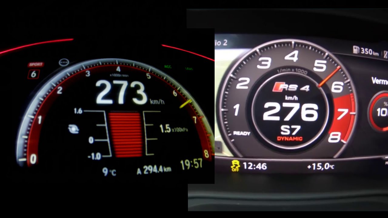 Honda Civic Type R FK8 370HP  VS  Audi S4