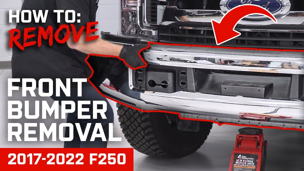 How to Remove Stock Front Bumper | 2017-2022 F-250