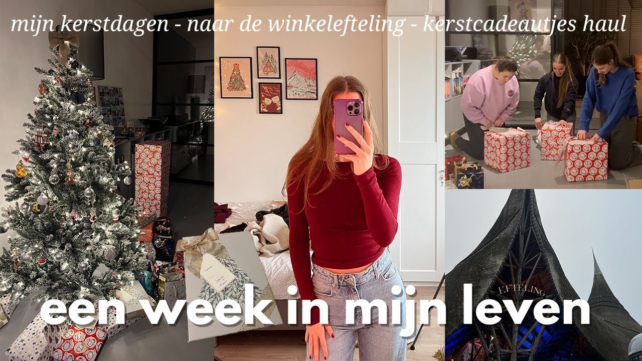 Weekvlog 💘 winter Efteling met fam🎄🎢 mijn kerstdagen & kerstcadeautjes 🥰