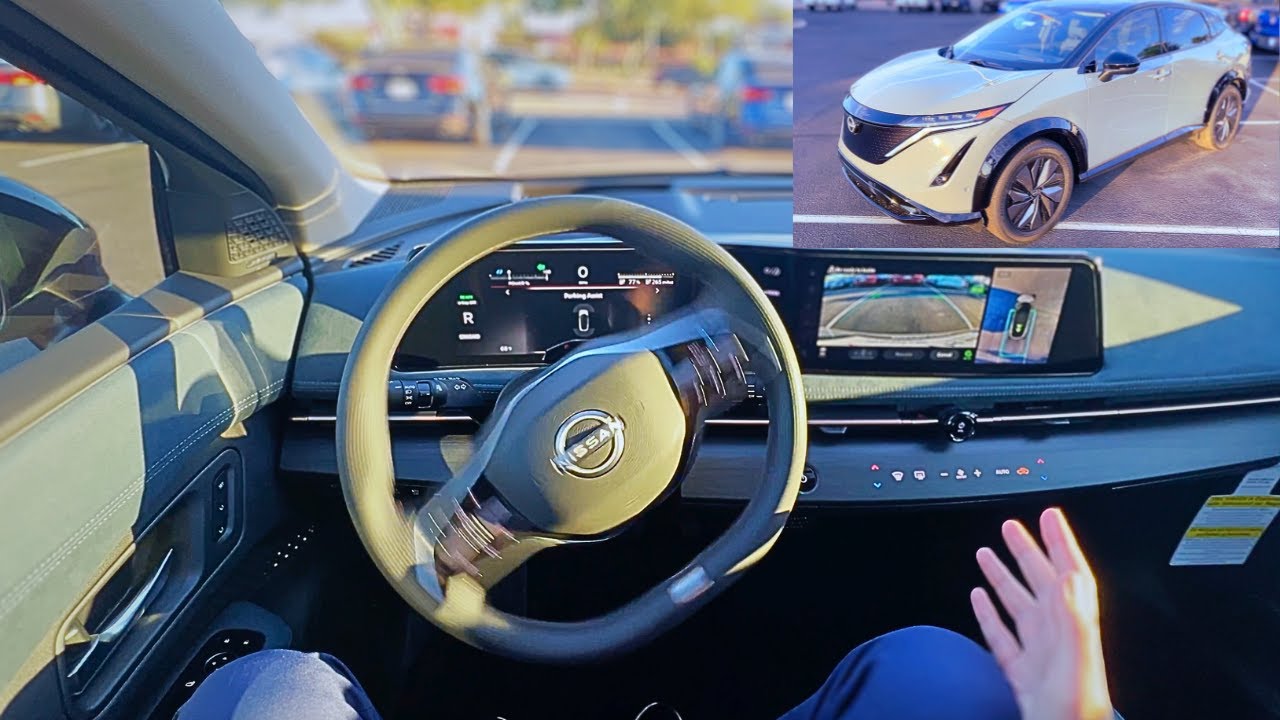 2023 Nissan Ariya POV Road Test - Pro-Pilot | Self-Park Demo