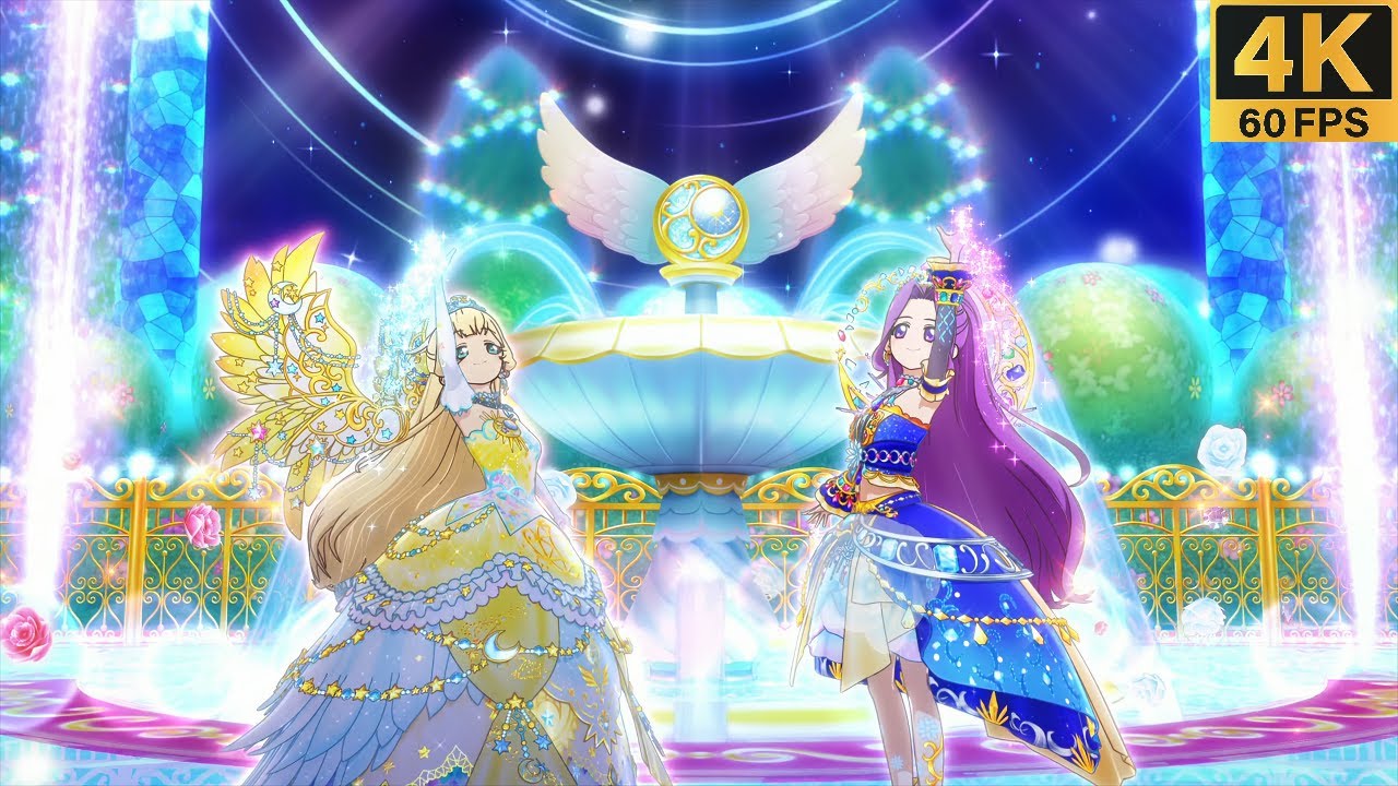 Aikatsu on Parade! ✶Night ❖ Hime ❖ Mizuki ✵ Start Line! ✵【 Master 4K 】