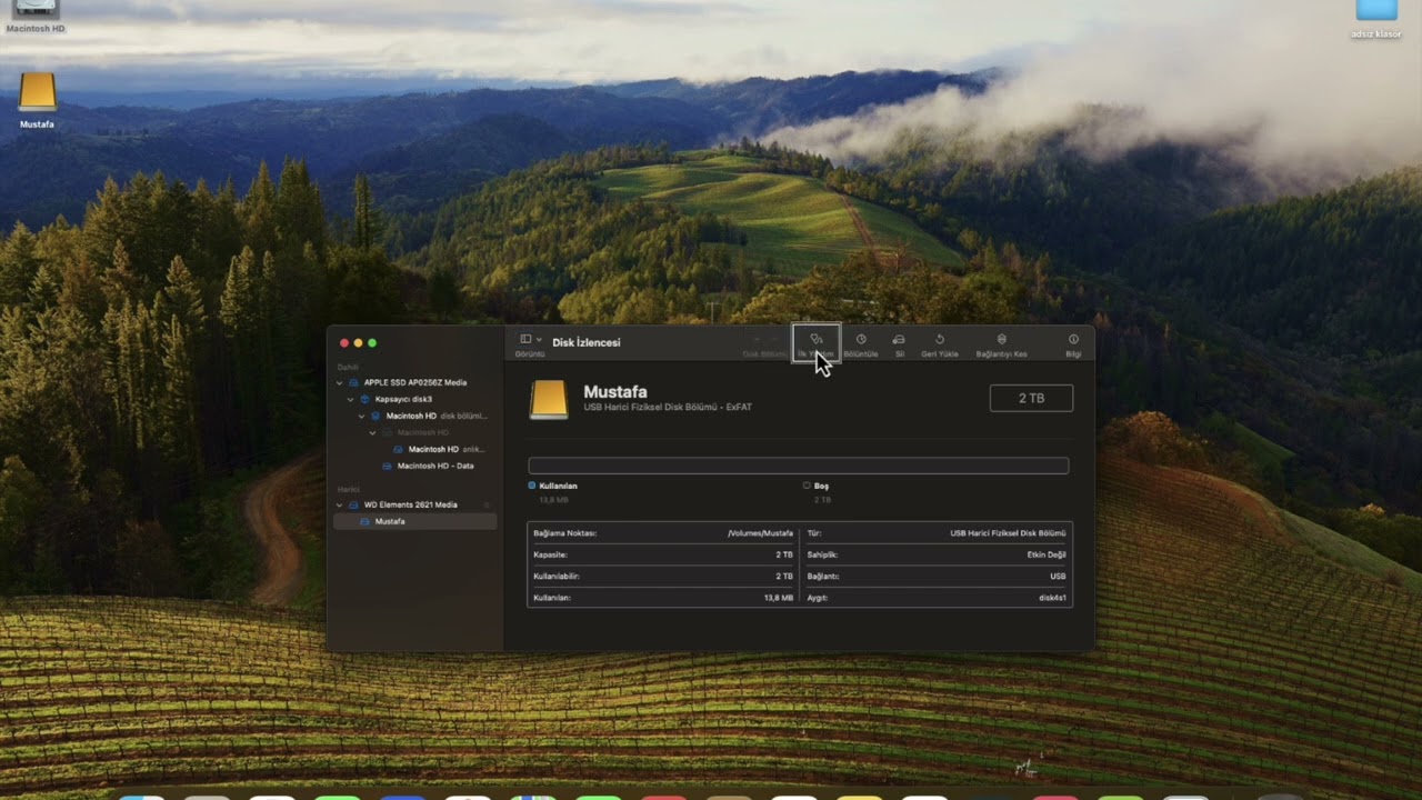 Harici Harddiski Veya Flash Belleği, hem windos'ta hemde Mac'te Nasıl Kullanırız