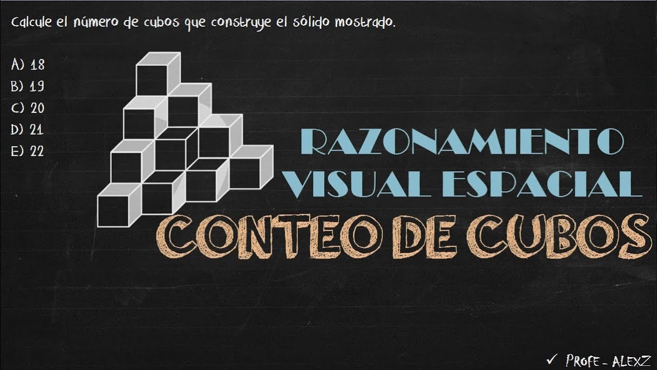 Conteo de cubos Razonamiento Visual Espacial