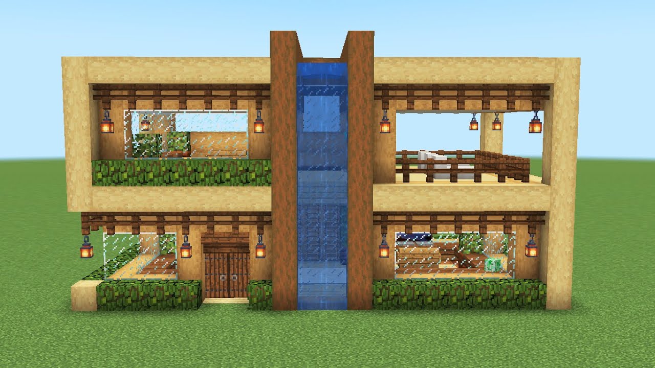 Minecraft | How to build a Cool Modern House Like 