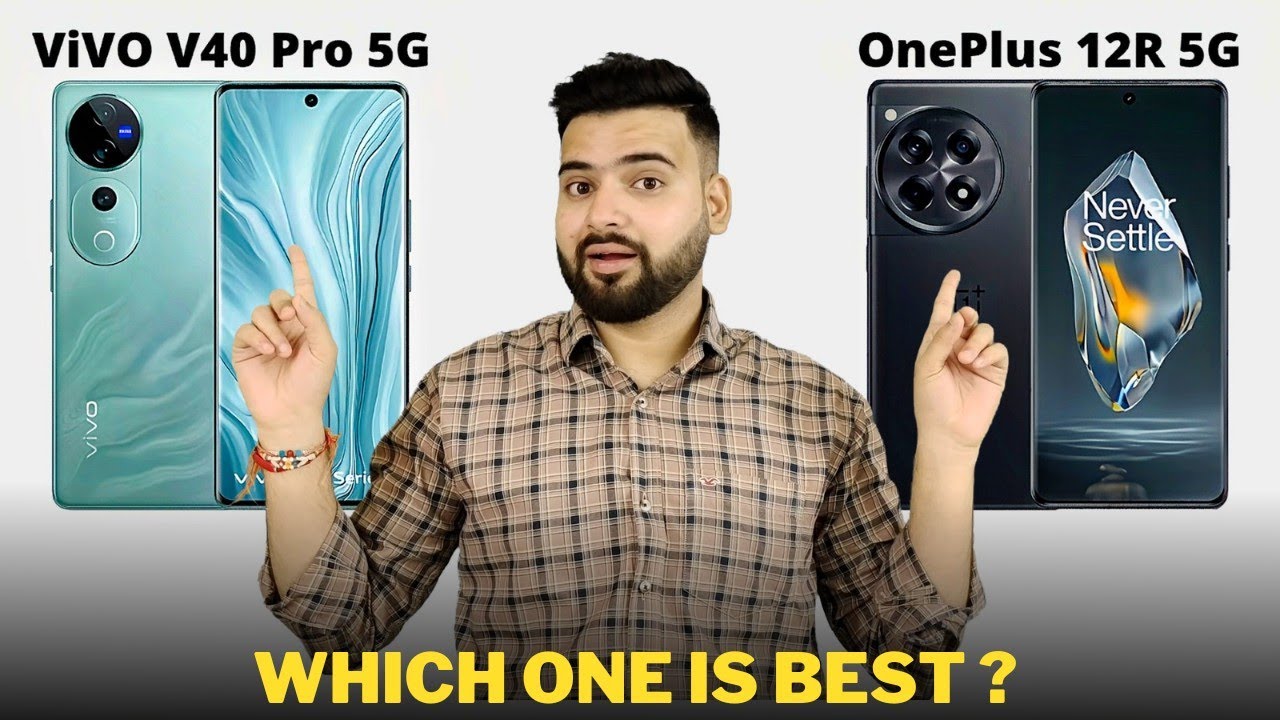 Vivo V40 Pro vs OnePlus 12R - Full Comparison | Which one is Best ?