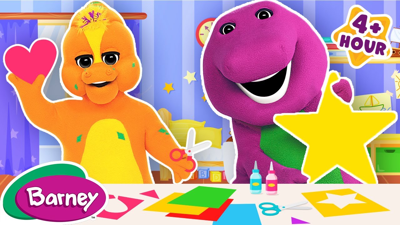 Getting Creative and Inventing Things | Arts and Crafts for Kids | Barney the Dinosaur