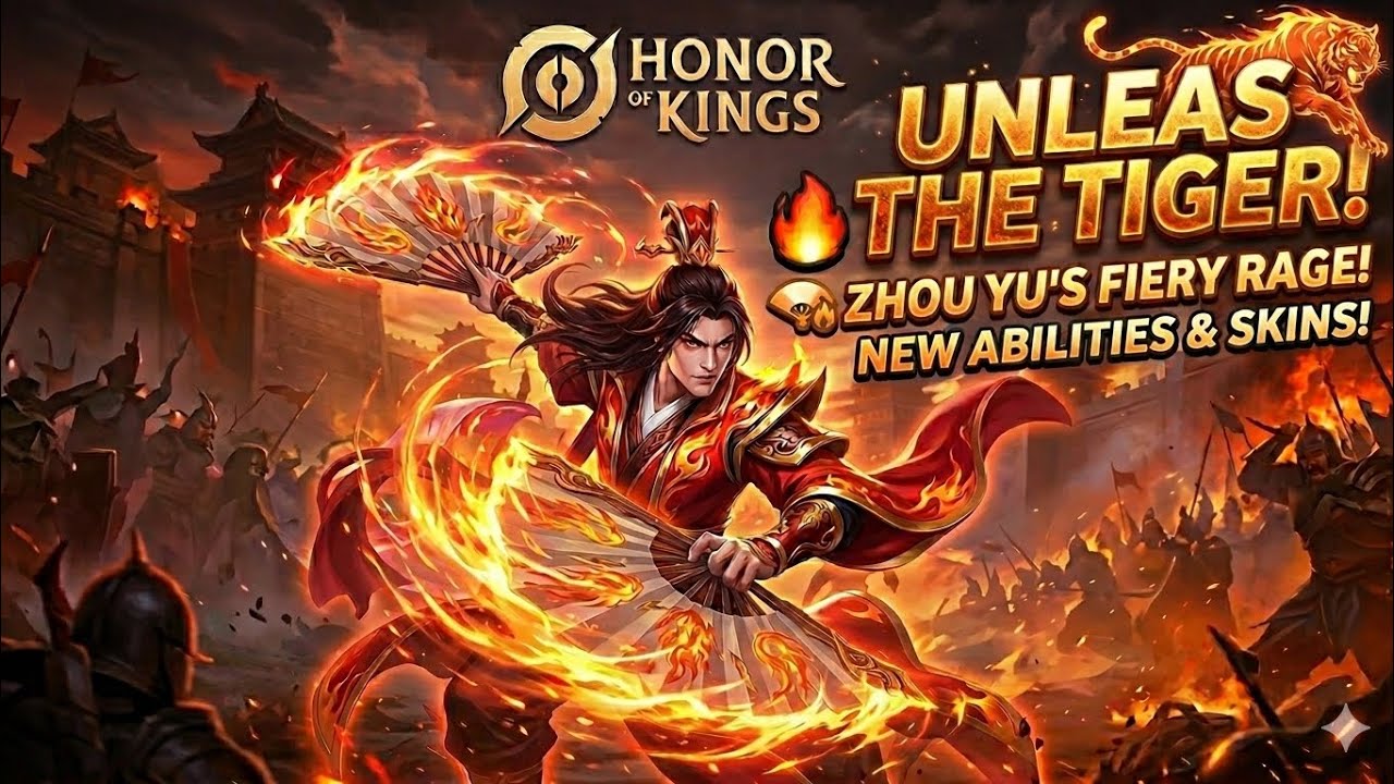 Dominating with Zhou Yu Fiery Rage in Honor of Kings 