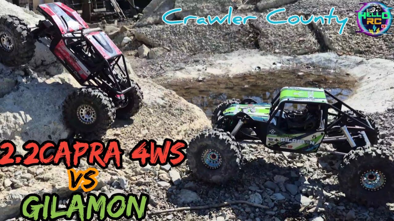 DETHRONED? New Axial Gilamon vs the amazing Capra 4ws. 2 capable rigs compared on the rocks