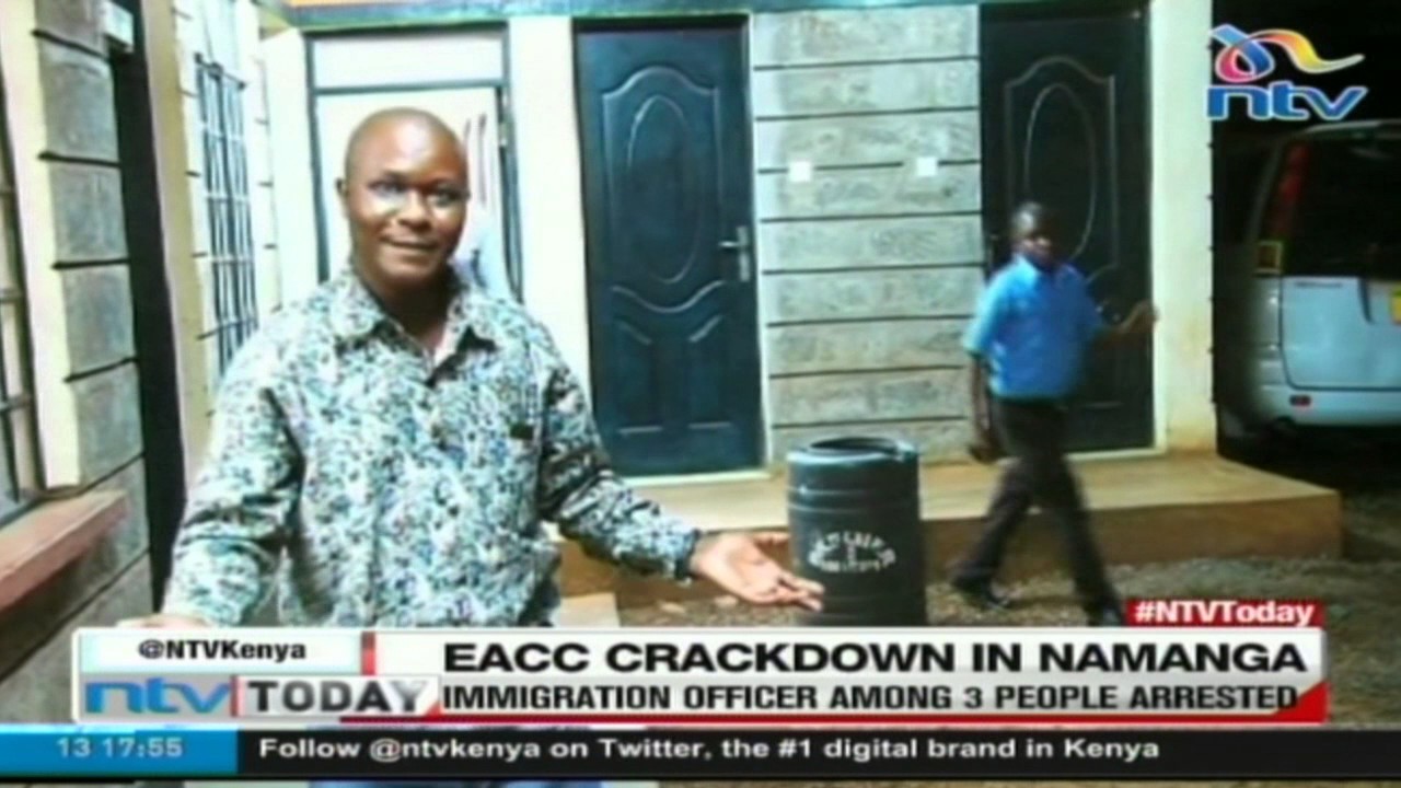 Immigration officer among 3 people arrested at Namanga border