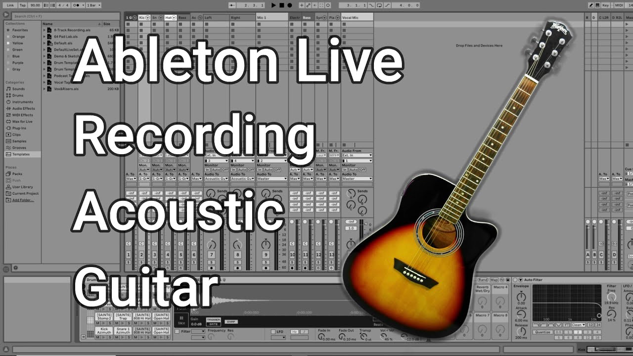 Ableton Live Tutorial | Recording Acoustic Guitar