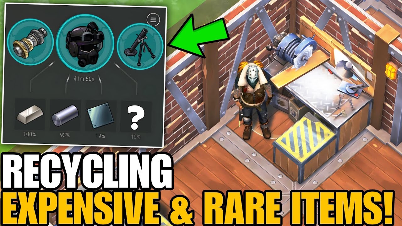 RECYCLING EXPENSIVE & RARE ITEMS IN LDOE! WHAT CAN YOU GET? - Last Day on Earth: Survival