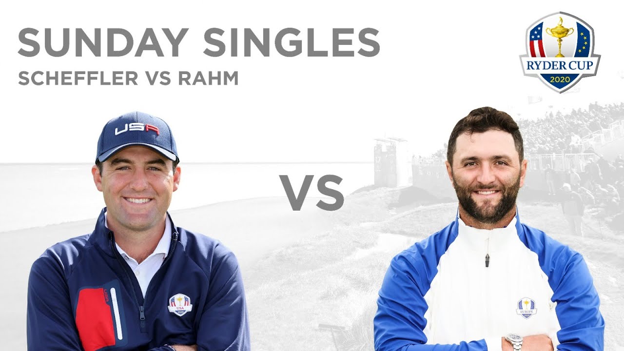 Scottie Scheffler defeated John Rahm 4&3 | Singles Match | 2020 Ryder Cup