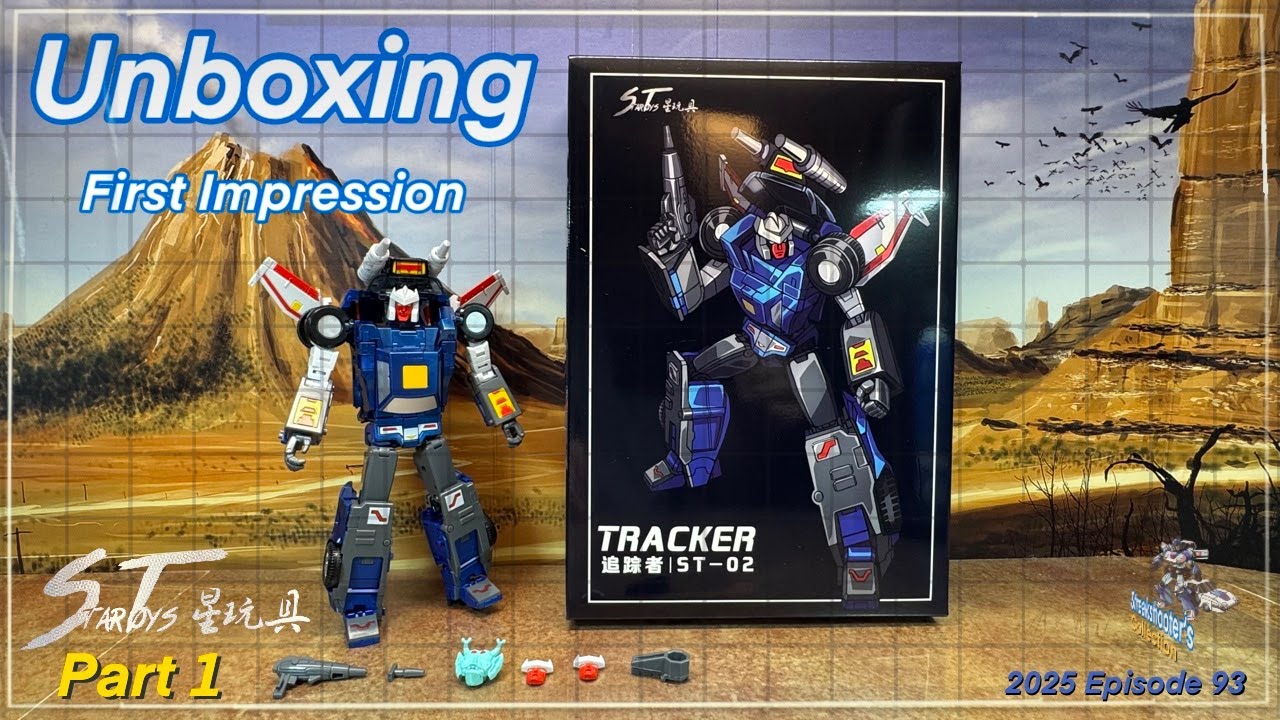 Распаковка и первые впечатления от StarToys ST-02 Tracker / Masterpiece Tracks