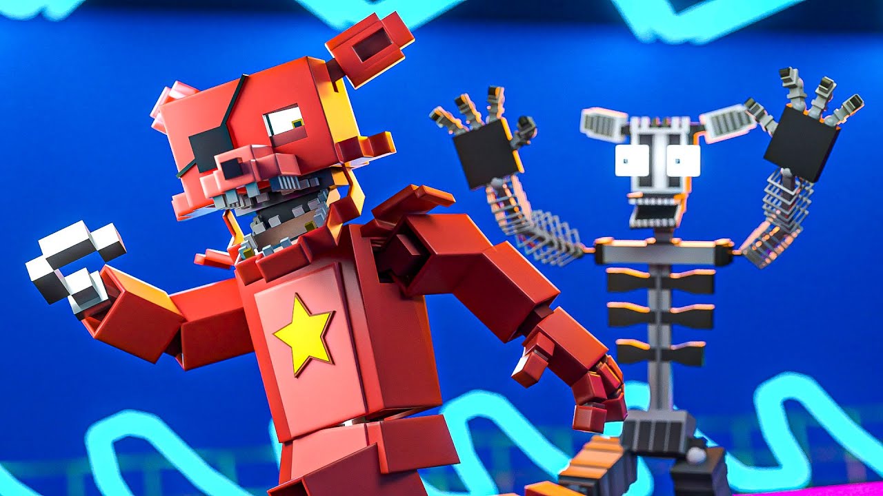 Minecraft FNAF Roxanne Wolf loses her suit! (Minecraft Roleplay)