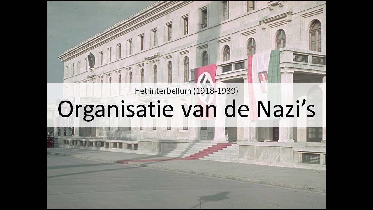 8. Organisaties van de nazi's (vmbo eindexamen - Het interbellum 1918-1939)